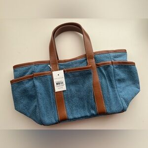 Ann Taylor Weekend Collection Denim Mini Tote Bag!